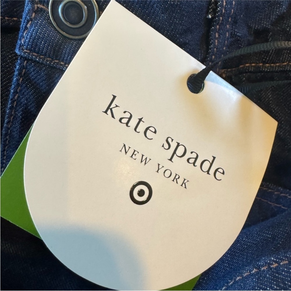 Kate Spade x Target High Rise Straight Leg Wide Cuff Jeans new 🆕 - Picture 5 of 8